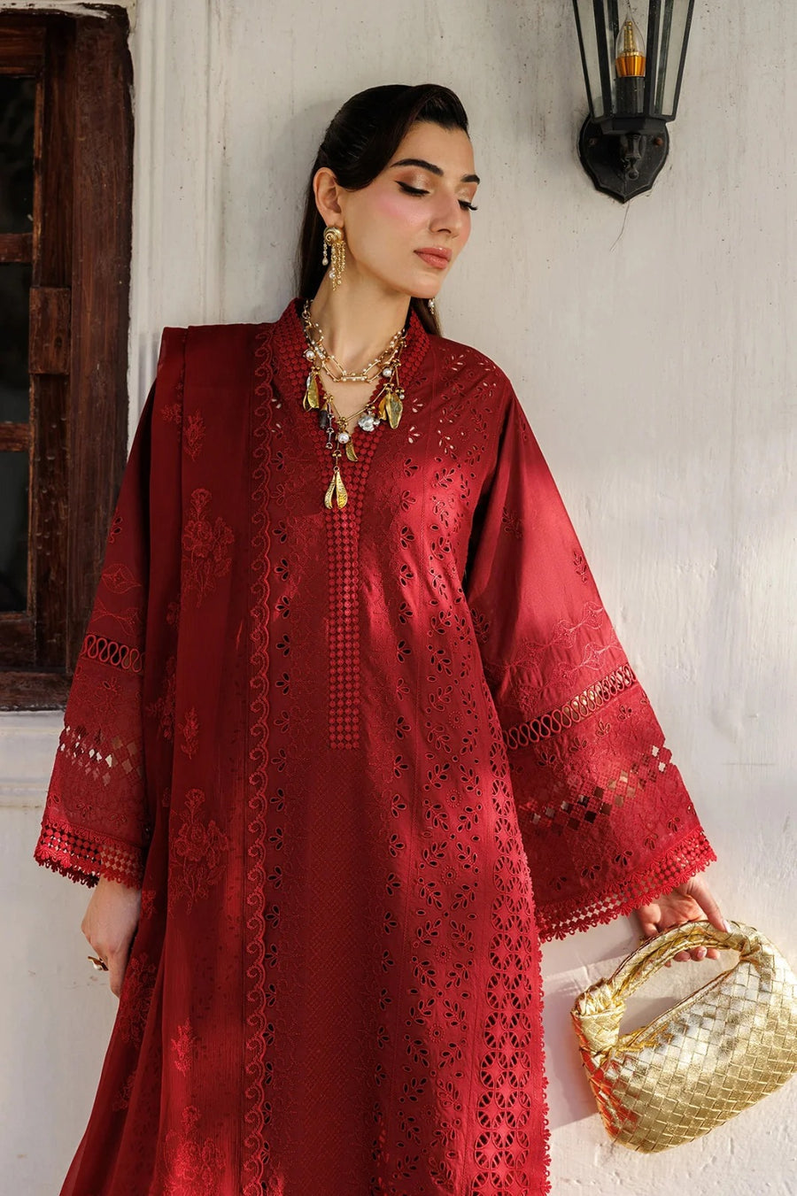 ALIZEH EMBROIDERED CHIKANKARI LAWN - 3 PC UNSTITCHED