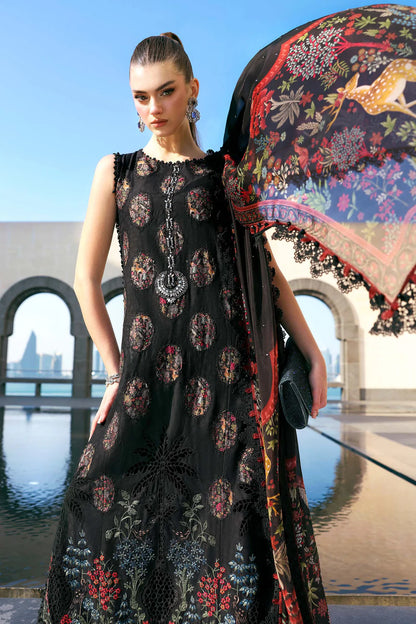 MARIA B PREMIUM EMBROIDERED LAWN - 3 PC UNSTITCHED