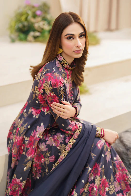 IZNIK DIGITAL PRINTED EMBROIDERED LAWN - 3 PC UNSTITCHED