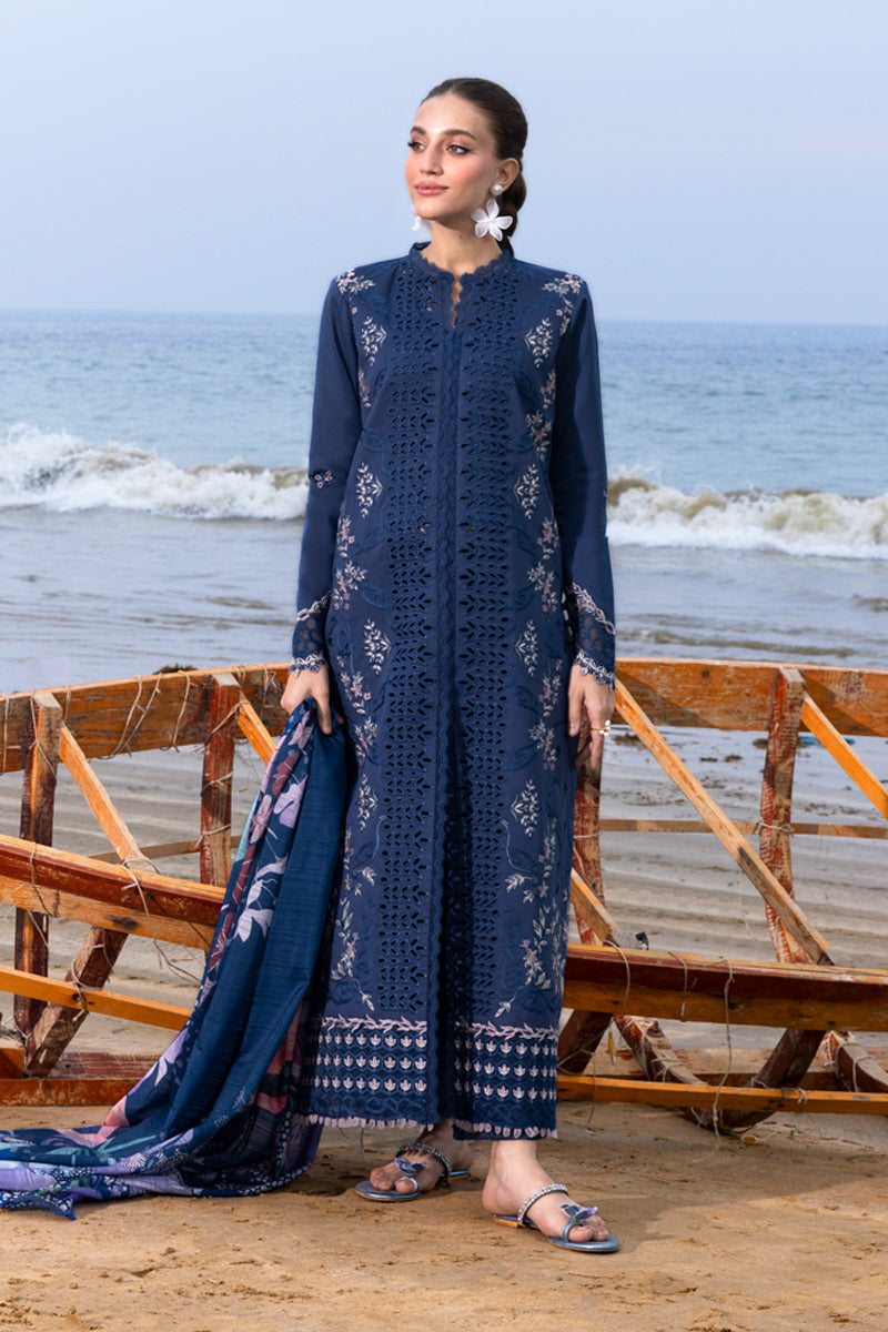 RANG RASIYA EMBROIDERED CHIKANKARI LAWN - 3 PC UNSTITCHED