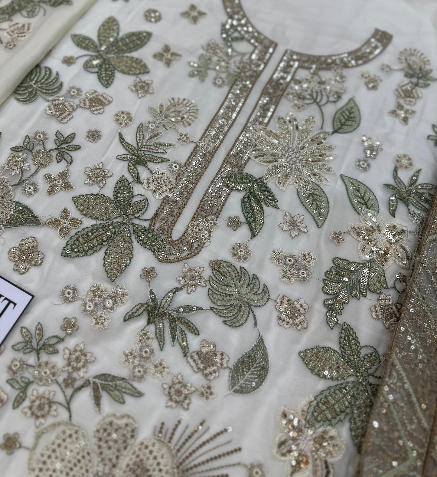 JAZMIN LUXURY EMBROIDERED CHIFFON - 3 PC UNSTITCHED