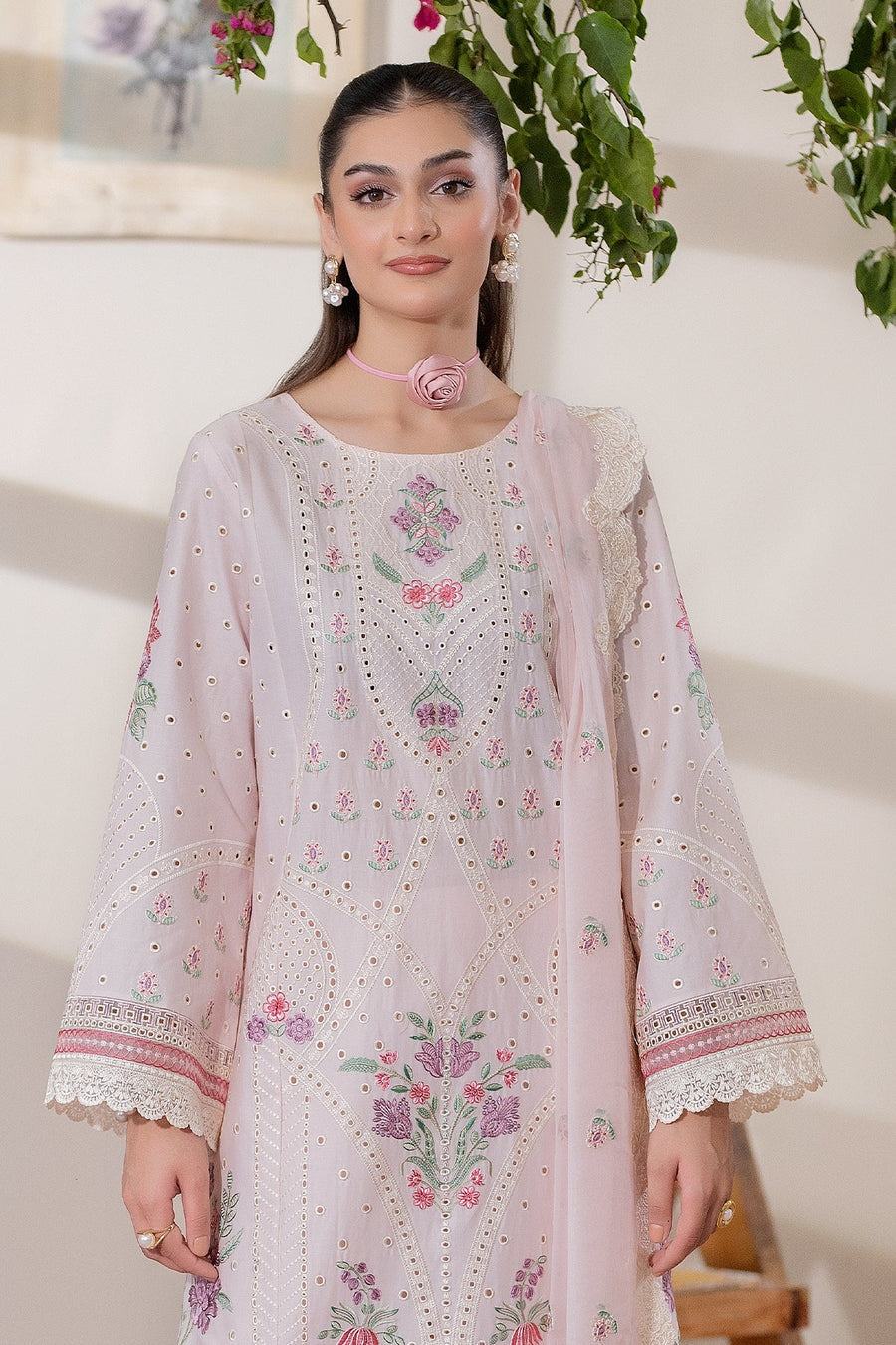 EMBROIDERED CHIKANKARI LAWN COLLECTION - 3 PC UNSTITCHED