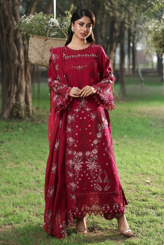SARDINIA LUXURY EMBROIDERED LAWN - 3 PC UNSTITCHED