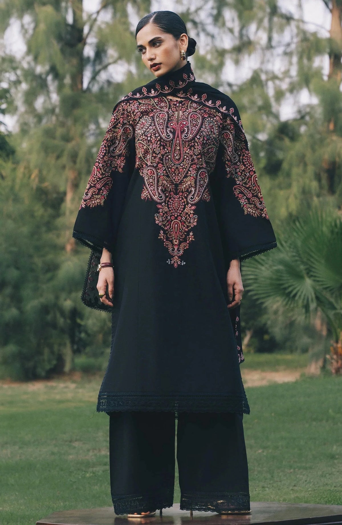ZARA SHAHJAHAN EMBROIDERED LAWN - 3 PC UNSTITCHED