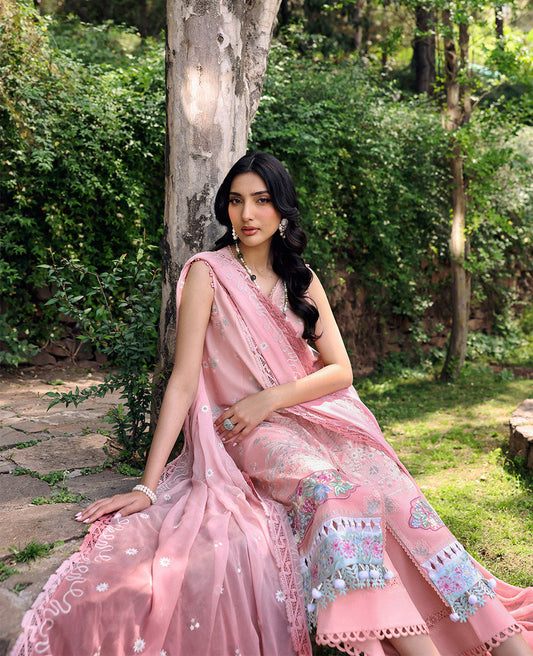 REPUBLIC WOMENSWEAR LUXURY EMBROIDERED LAWN - 3 PC UNSTITCHED