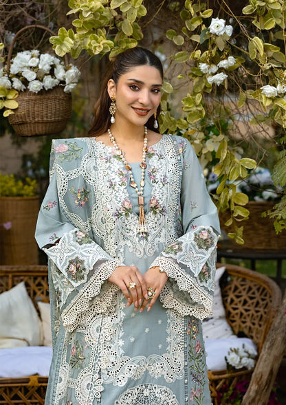 ELAF PREMIUM EMBROIDERED LAWN - 3 PC UNSTITCHED