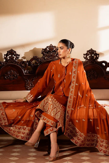 SHEENORA EMBROIDERED LAWN - 3 PC UNSTITCHED