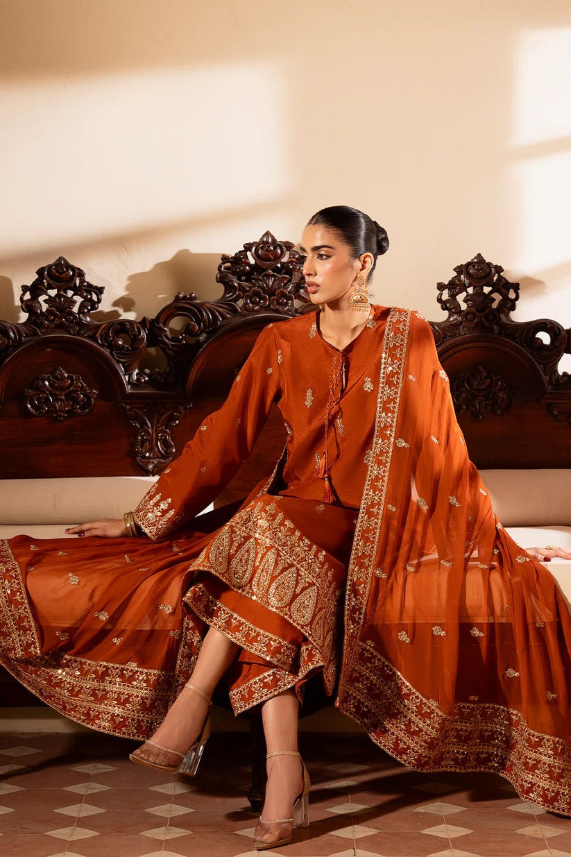 SHEENORA EMBROIDERED LAWN - 3 PC UNSTITCHED