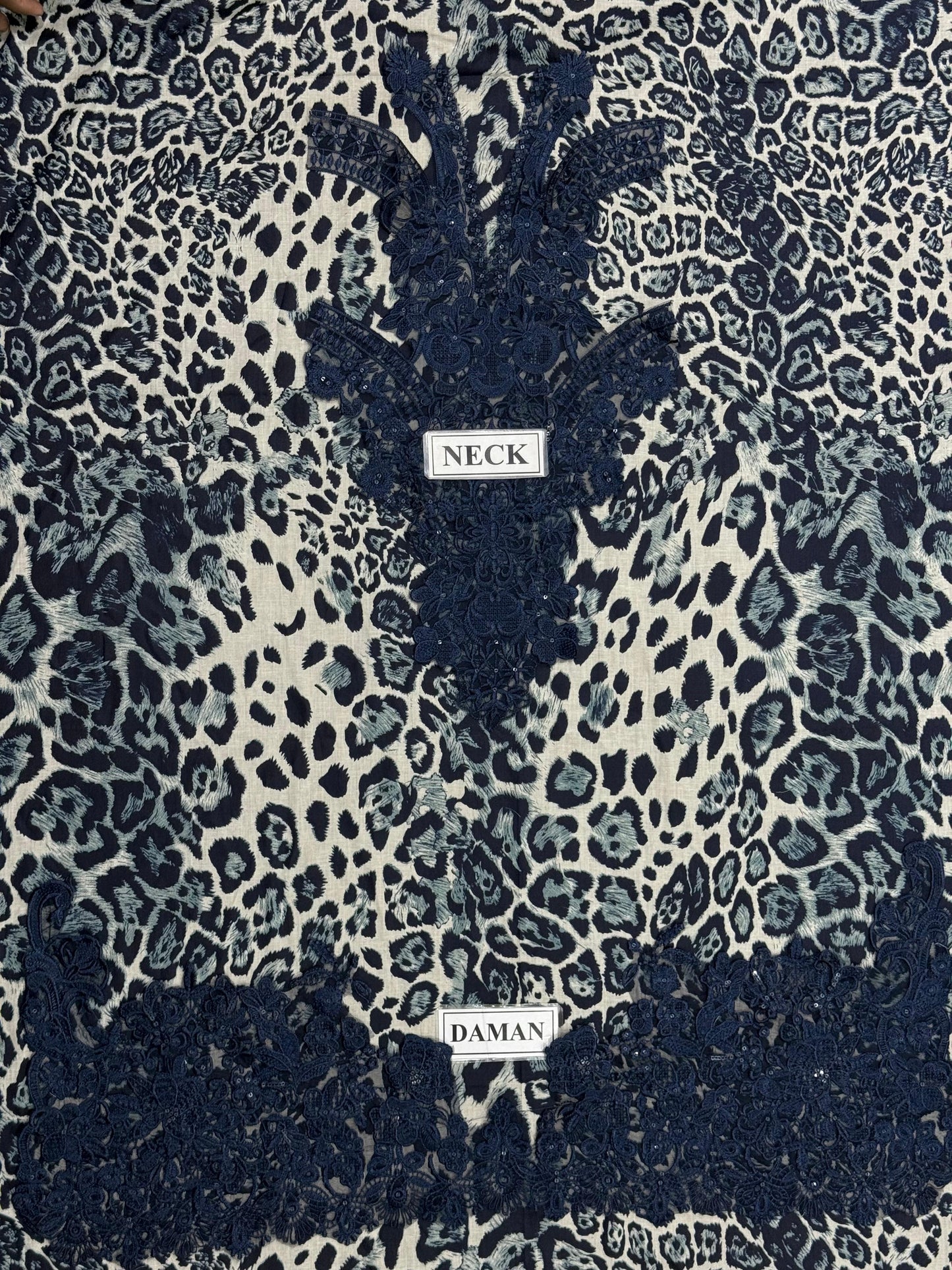 ELAF DIGITAL PRINTED EMBROIDERED LAWN - 3 PC UNSTITCHED