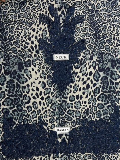 ELAF DIGITAL PRINTED EMBROIDERED LAWN - 3 PC UNSTITCHED