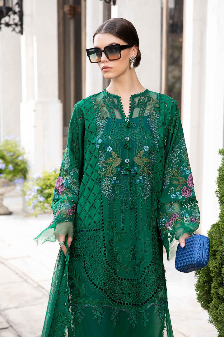 MARIA B LUXURY EMBROIDERED CHIKANKARI LAWN - 3 PC UNSTITCHED