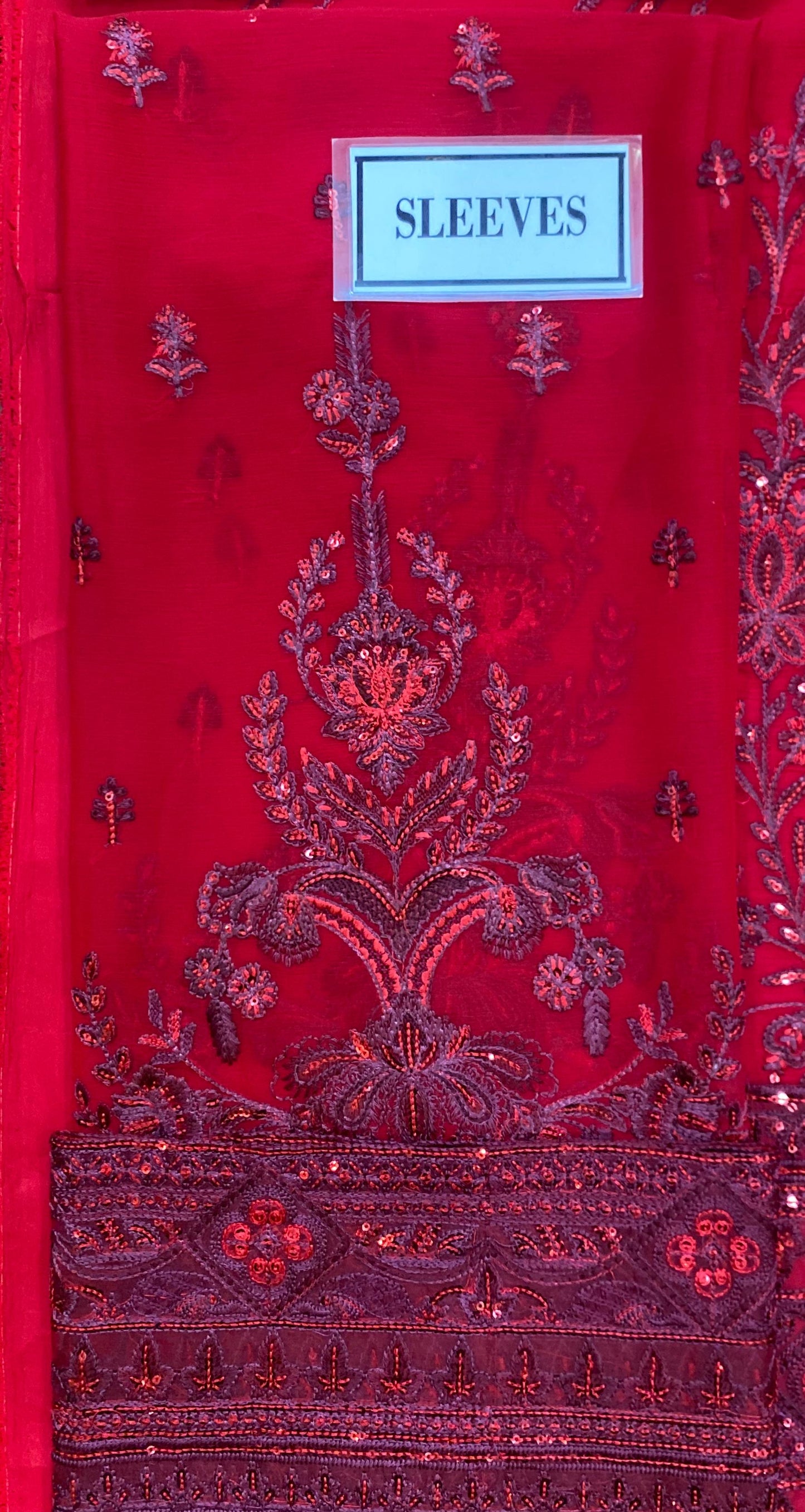 GULAAL EMBROIDERED CHIFFON - 3 PC UNSTITCHED