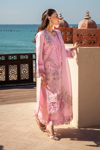 RANG RASIYA EMBROIDERED LASER WORK LAWN - 3 PC UNSTITCHED