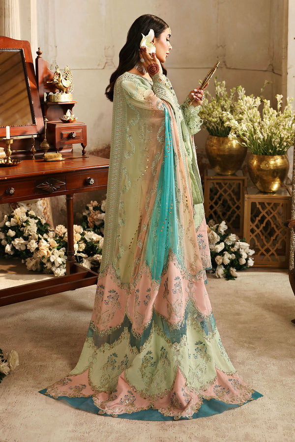 NUREH LUXURY EMBROIDERED ORGANZA - 3 PC UNSTITCHED