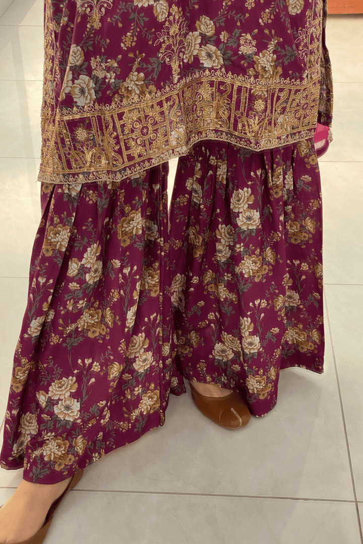 HOORAINS PRET EMBROIDERED LAWN - 3 PC STITCHED