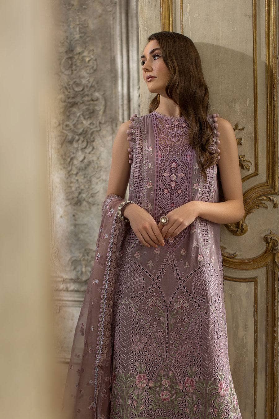 SOBIA NAZIR LUXURY CHIKANKARI EMBROIDERED LAWN - 3 PC UNSTITCHED