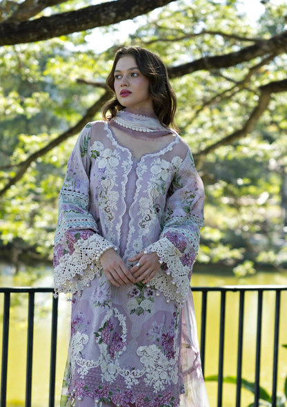 ELAF PREMIUM PRINTED EMBROIDERED LAWN - 3 PC UNSTITCHED