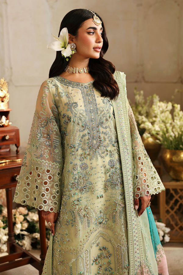 NUREH LUXURY EMBROIDERED ORGANZA - 3 PC UNSTITCHED