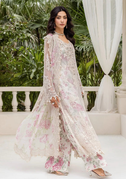 MARIA B LUXURY EMBROIDERED CHIFFON - 3 PC UNSTITCHED