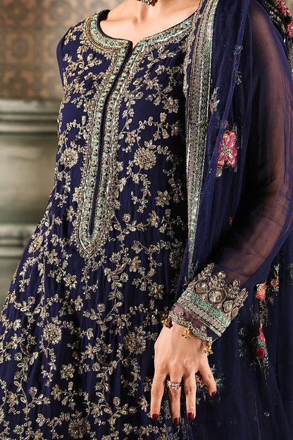 CHARIZMA LUXURY EMBROIDERED CHIFFON - 3 PC UNSTITCHED