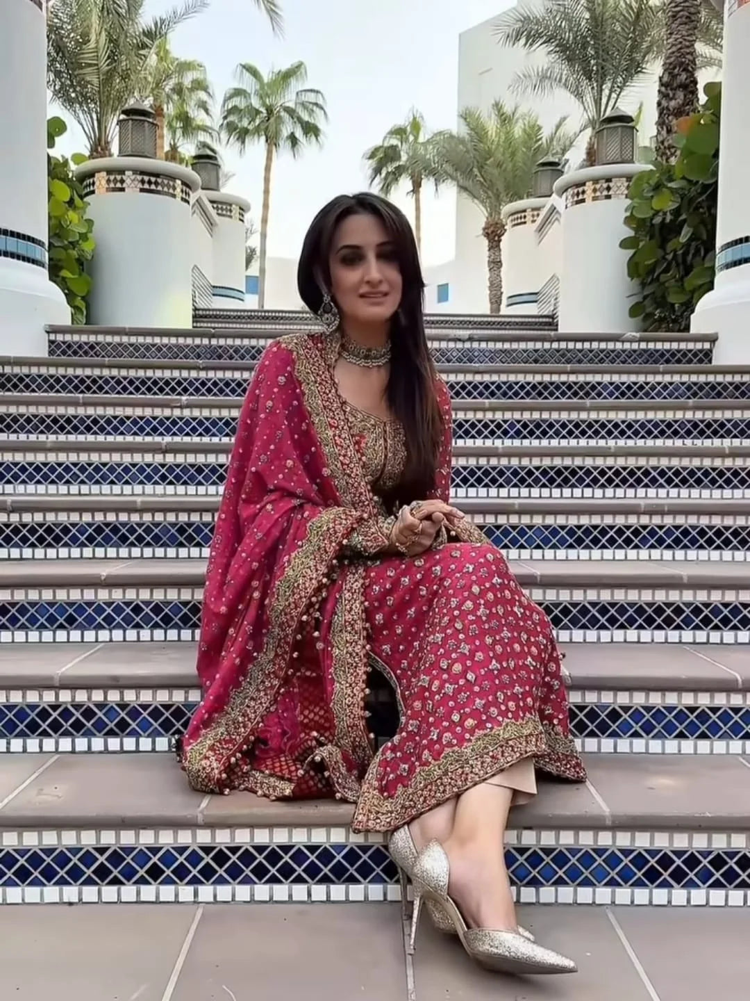 POSHKARI LUXURY EMBROIDERED CHIFFON - 3 PC UNSTITCHED