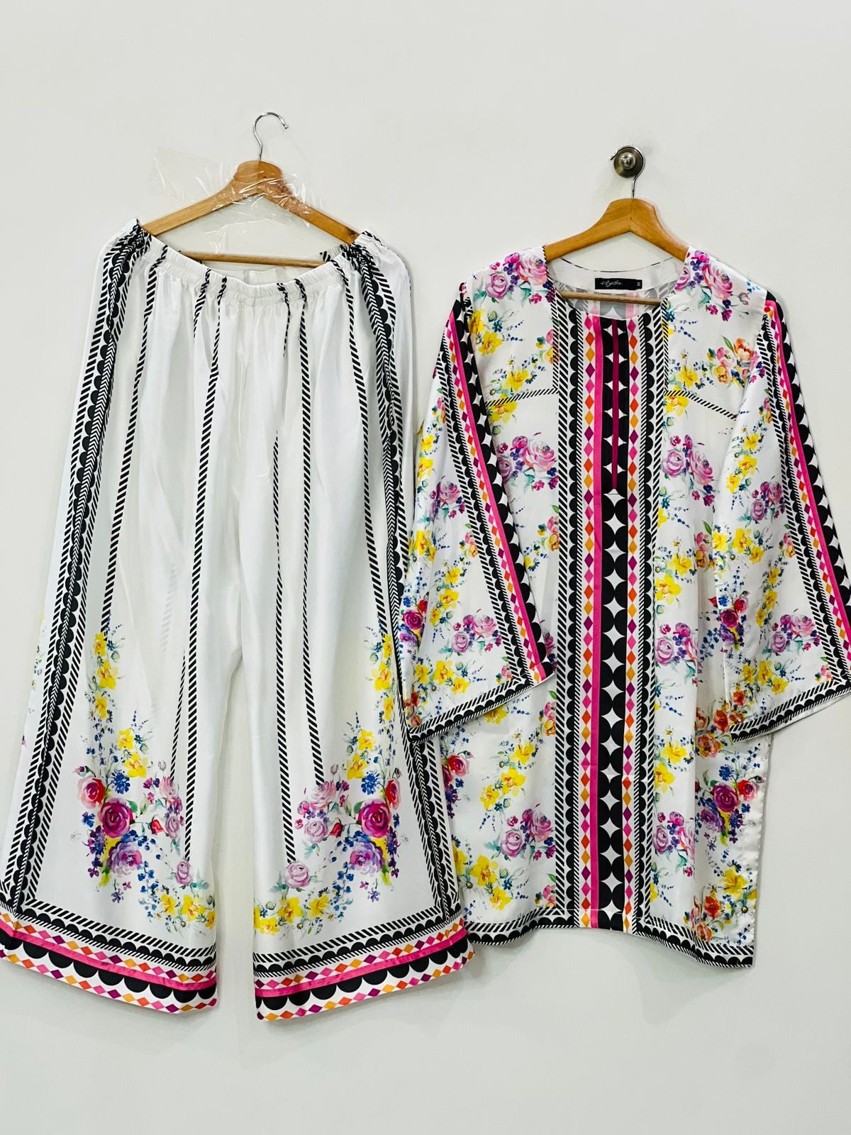 HOORAIN’S PRET DIGITAL PRINTED RAW SILK - 2 PC STITCHED