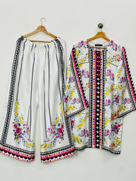HOORAIN’S PRET DIGITAL PRINTED RAW SILK - 2 PC STITCHED