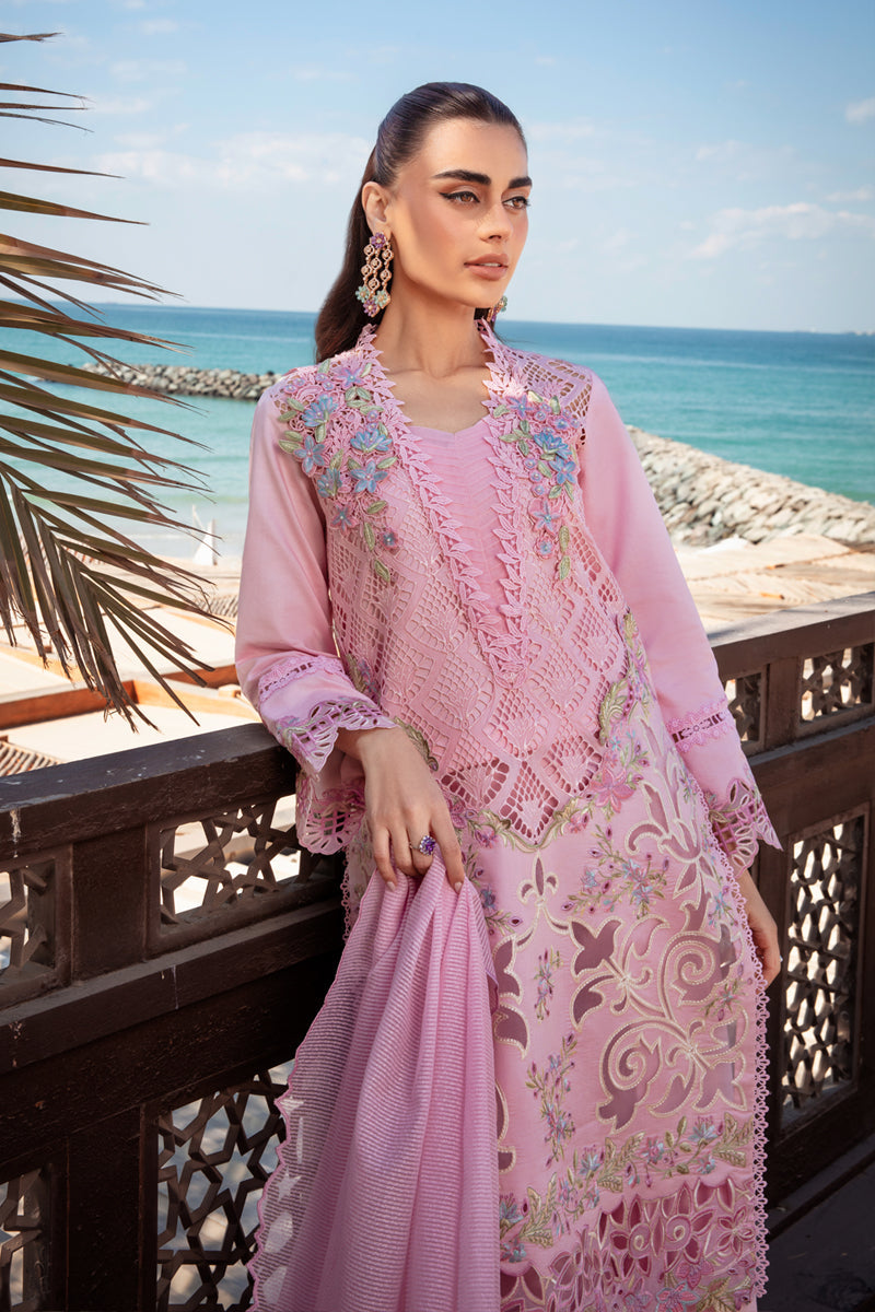 RANG RASIYA EMBROIDERED LASER WORK LAWN - 3 PC UNSTITCHED