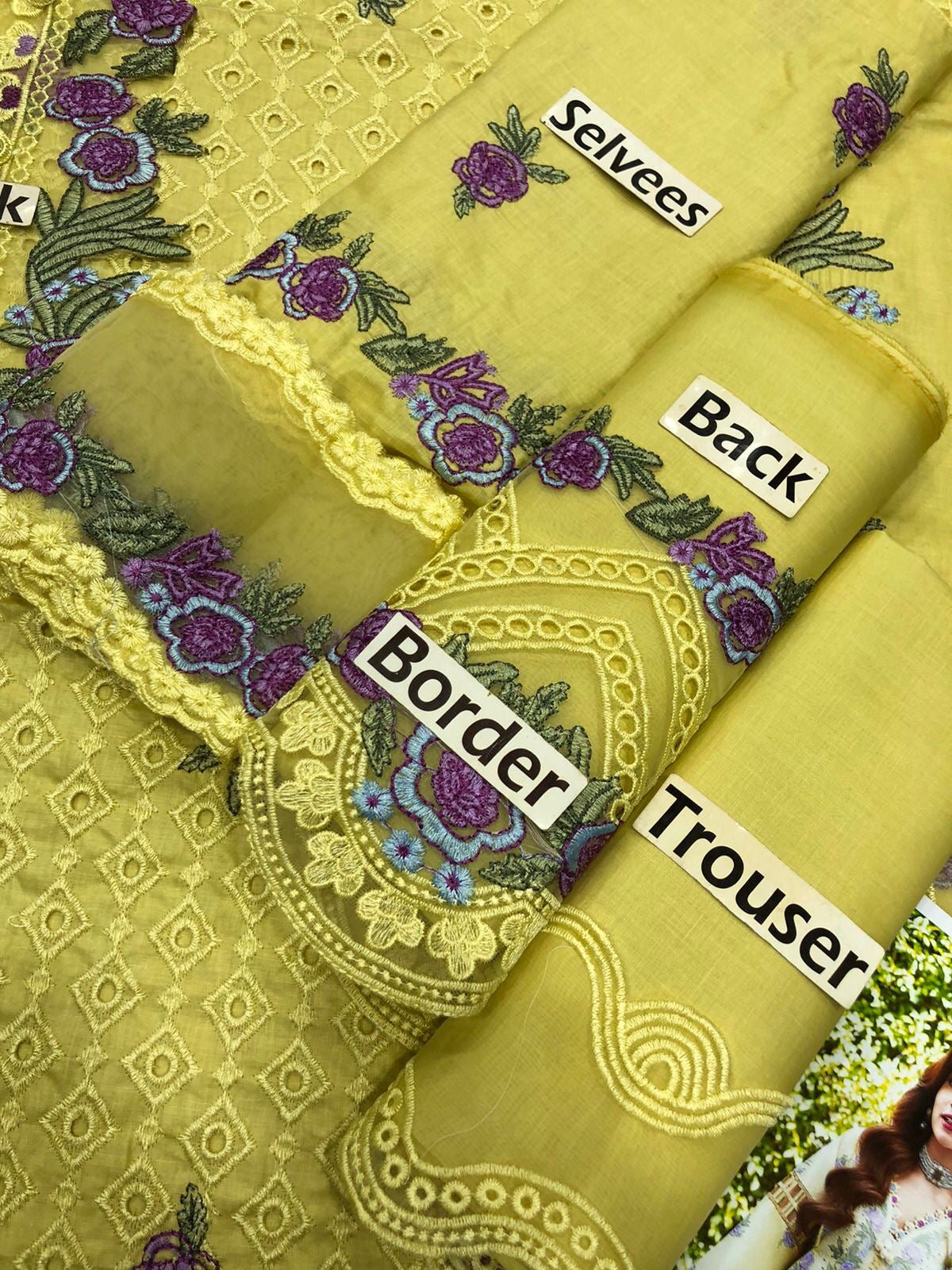 JADE EMBROIDERED CHIKANKARI LAWN - 3 PC UNSTITCHED