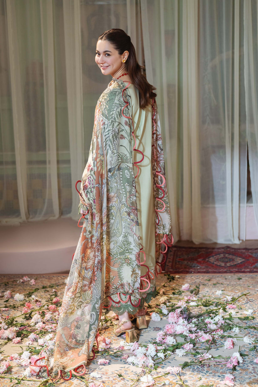 JADE CHIKANKARI EMBROIDERED LAWN - 3 PC UNSTITCHED