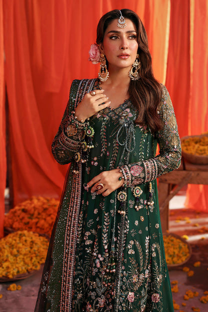 NUREH LUXURY EMBROIDERED CHIFFON - 3 PC UNSTITCHED