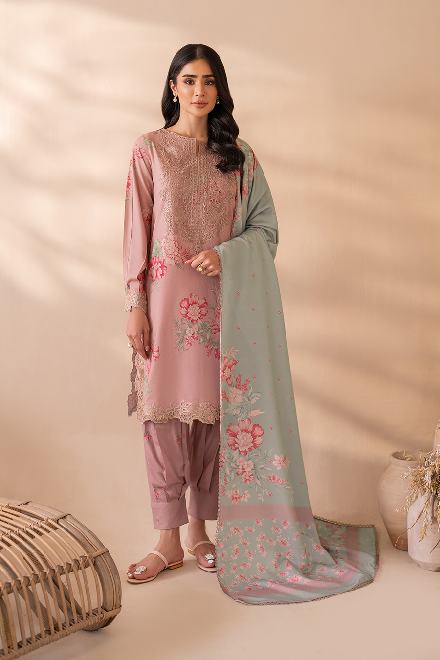 IZNIK FORMALS PRINTED EMBROIDERED LAWN - 3 PC UNSTITCHED