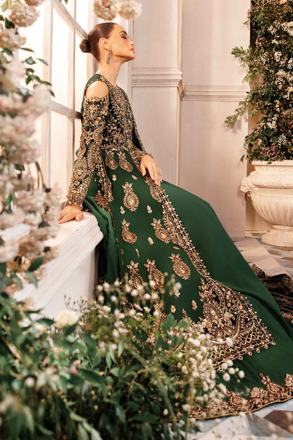 MARIA B LUXURY WEDDING EMBROIDERED VELVET - 3 PC UNSTITCHED