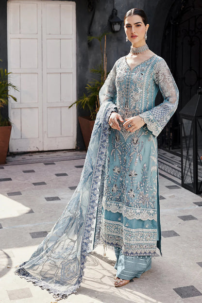EMAAN ADEEL EMBROIDERED ORGANZA - 3 PC UNSTITCHED