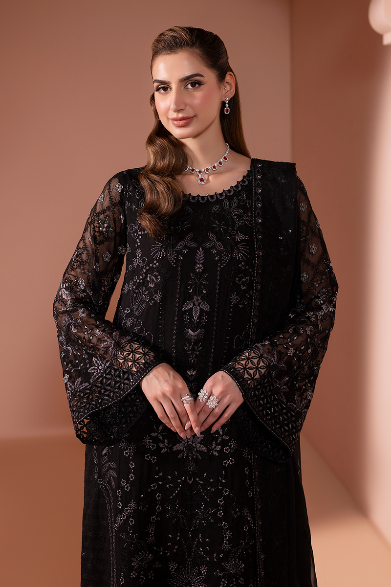 LAVISH PREMIUM EMBROIDERED CHIFFON - 3 PC UNSTITCHED