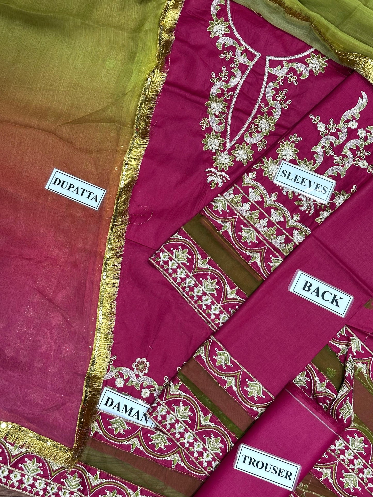 OMAL EMBROIDERED LAWN - 3 PC UNSTITCHED