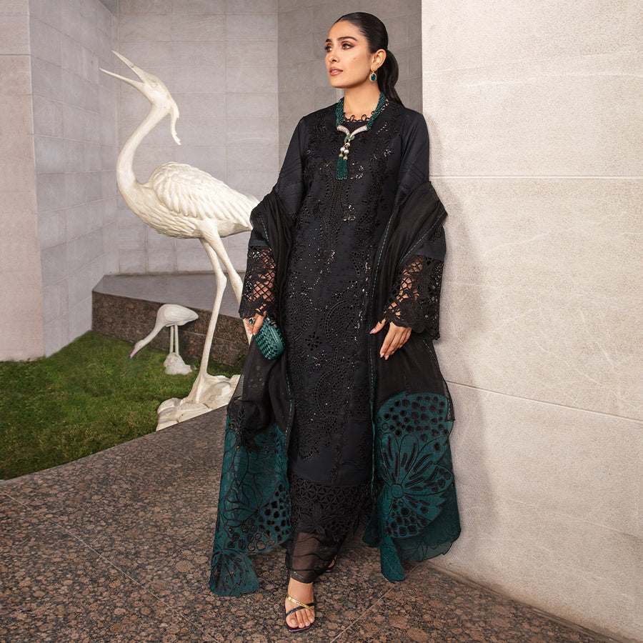 RANG RASIYA EMBROIDERED CHIKANKARI LAWN - 3 PC UNSTITCHED