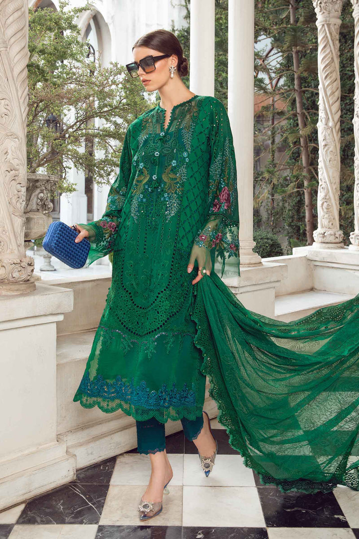 MARIA B LUXURY EMBROIDERED CHIKANKARI LAWN - 3 PC UNSTITCHED