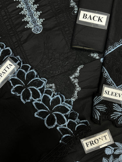 PARISHAY LUXURY EMBROIDERED LAWN - 3 PC UNSTITCHED