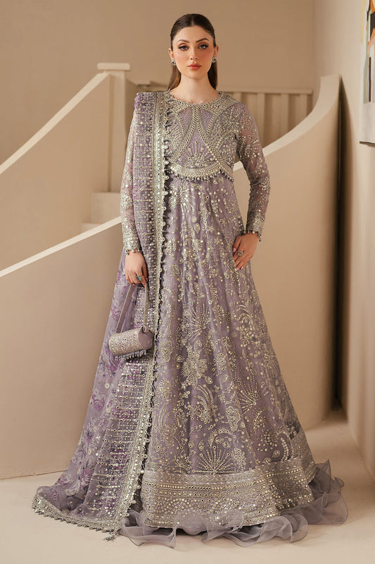 JAZMIN LUXURY EMBROIDERED CHIFFON MAXI - 3 PC UNSTITCHED