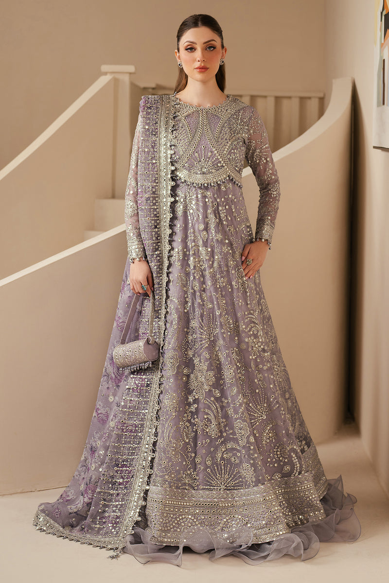 JAZMIN LUXURY EMBROIDERED CHIFFON MAXI - 3 PC UNSTITCHED