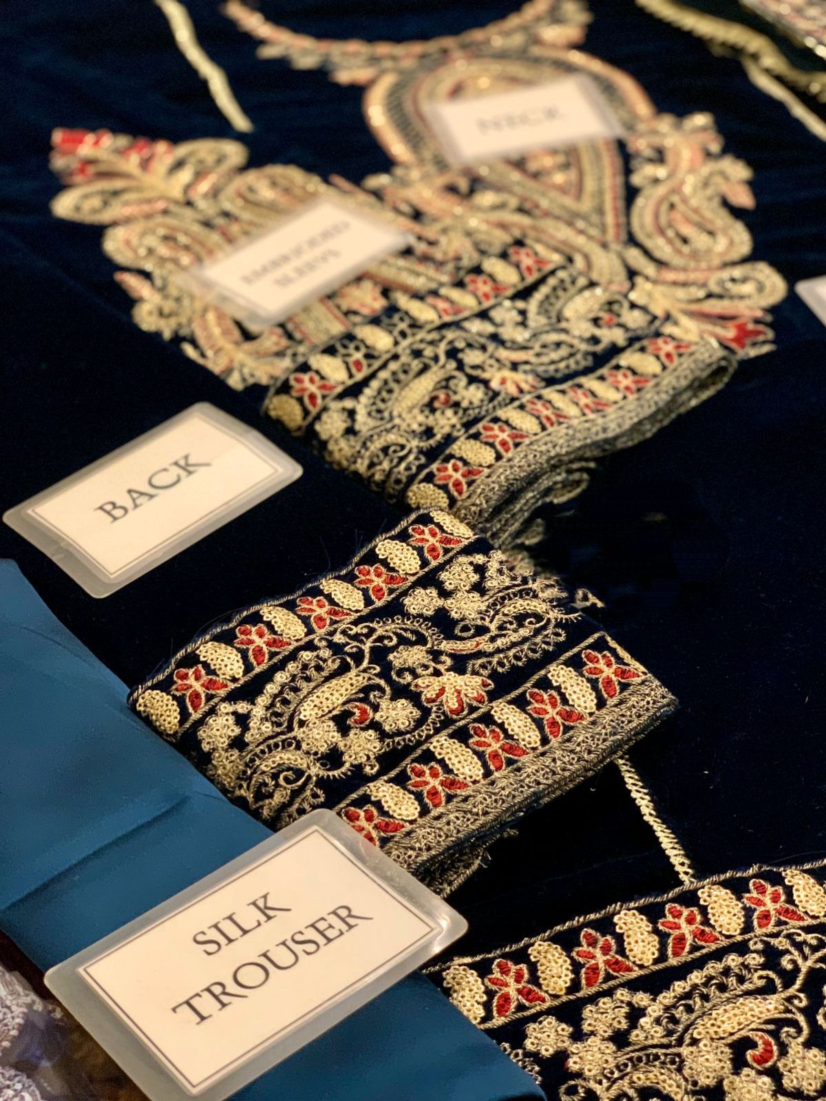 ANEELA’S EMBROIDERED VELVET - 3 PC UNSTITCHED