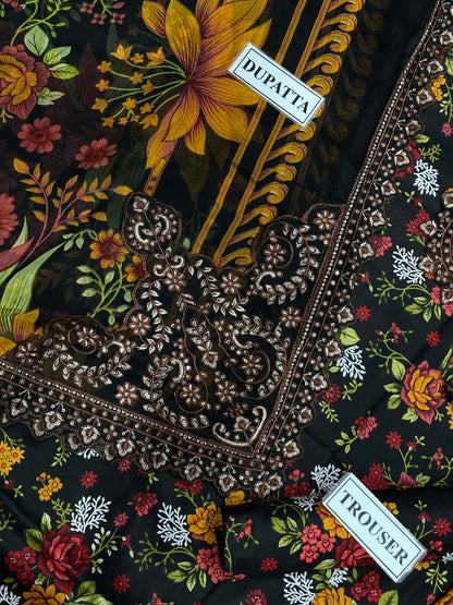 MARIA B FORMALS EMBROIDERED LAWN - 3 PC UNSTITCHED