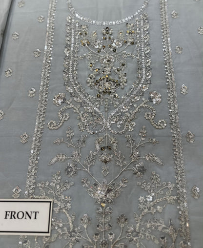 IMROZIA LUXURY EMBROIDERED CHIFFON - 3 PC UNSTITCHED