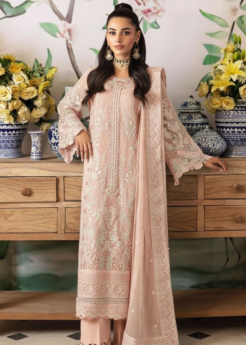 GULAAL EMBROIDERED CHIFFON - 3 PC UNSTITCHED