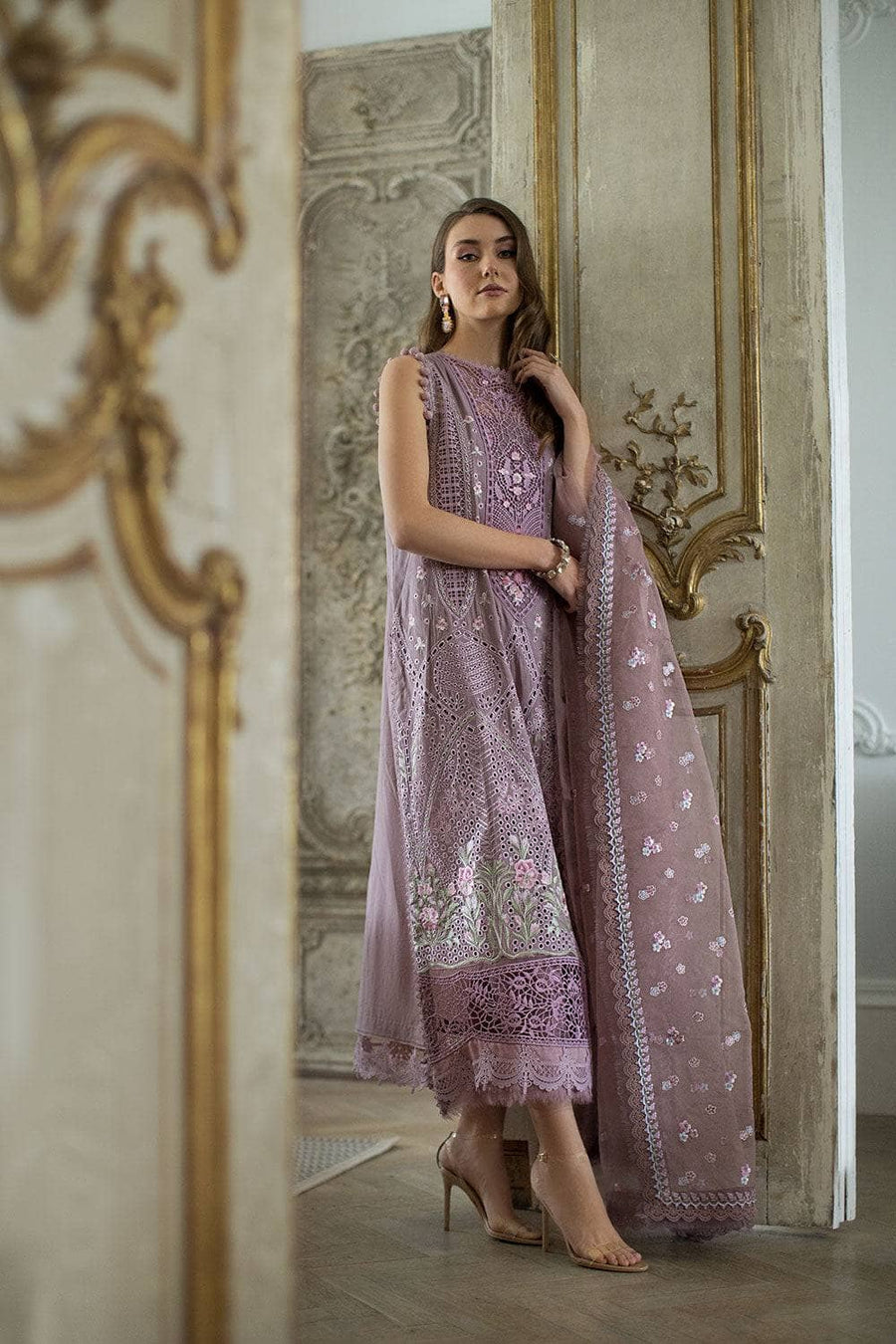 SOBIA NAZIR LUXURY CHIKANKARI EMBROIDERED LAWN - 3 PC UNSTITCHED