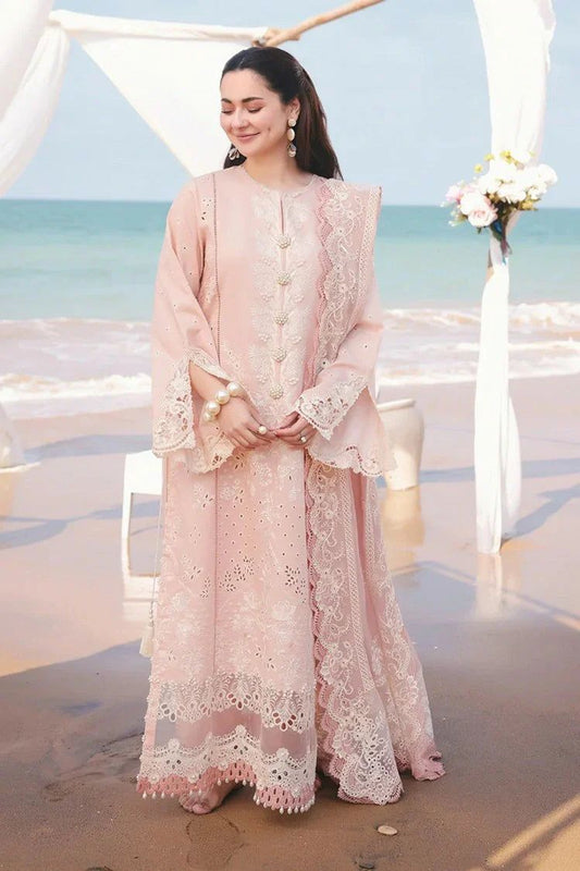 IMROZIA LUXURY CHIKANKARI EMBROIDERED LAWN - 3 PC UNSTITCHED