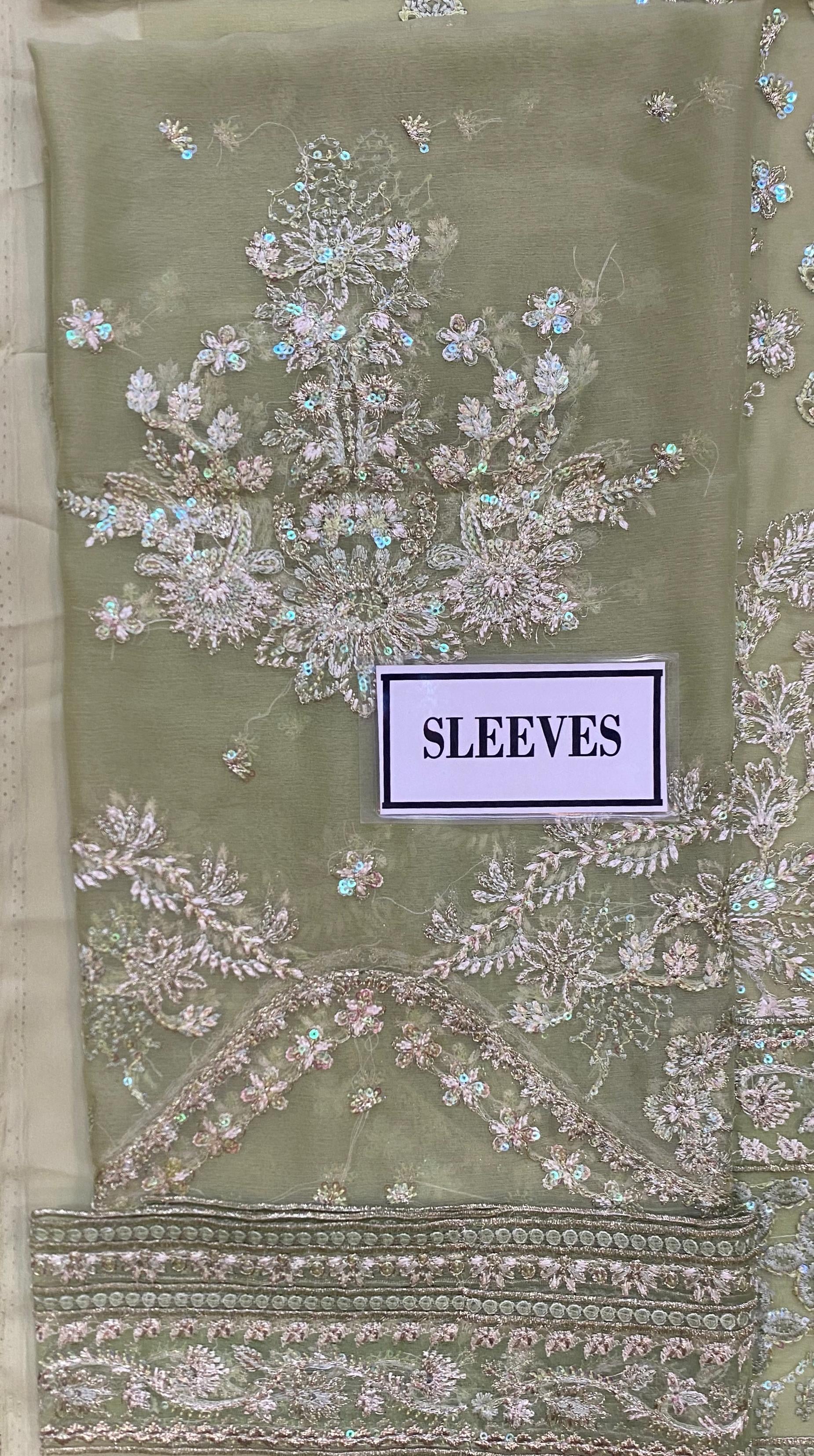 GULAAL LUXURY EMBROIDERED CHIFFON - 3 PC UNSTITCHED