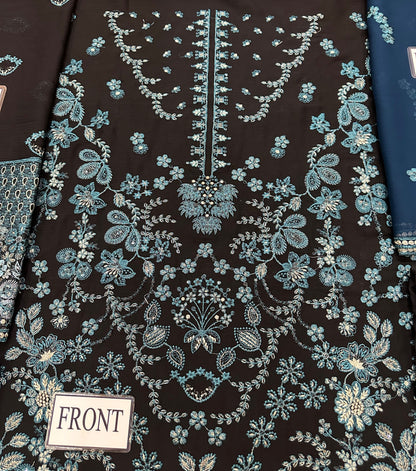 LAVISH PREMIUM EMBROIDERED CHIFFON - 3 PC UNSTITCHED