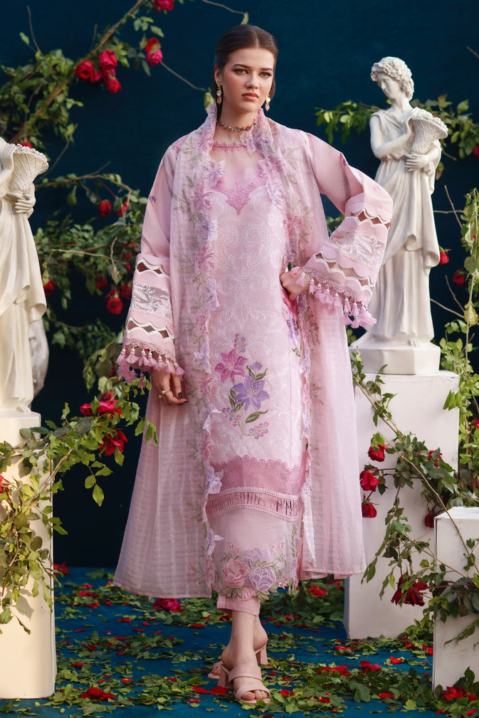 PARISHAY EMBROIDERED LAWN - 3 PC UNSTITCHED